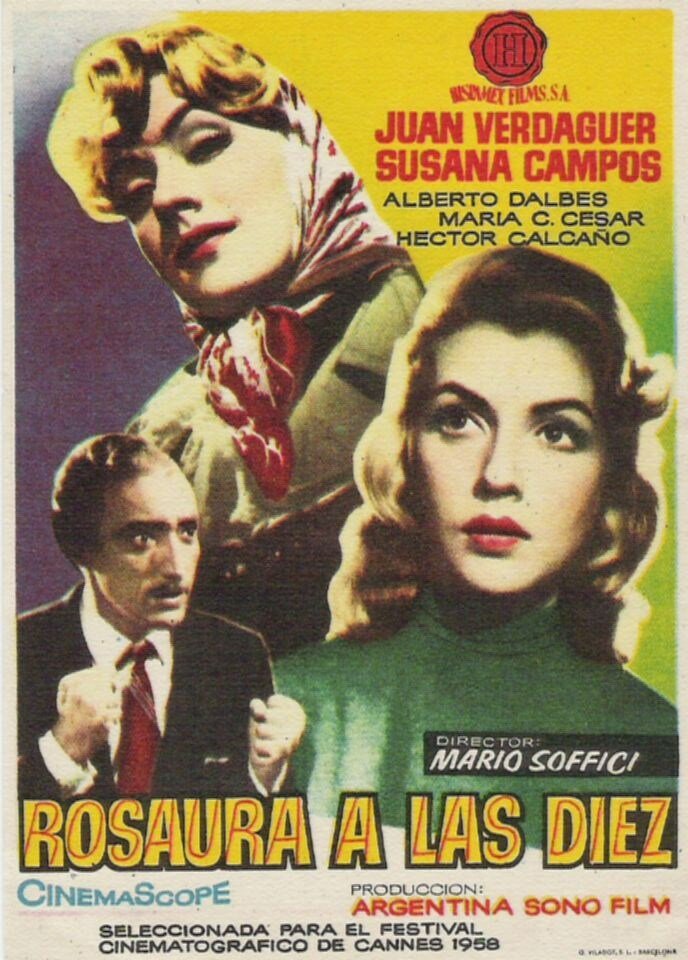 Росаура в 10 часов (1958) постер