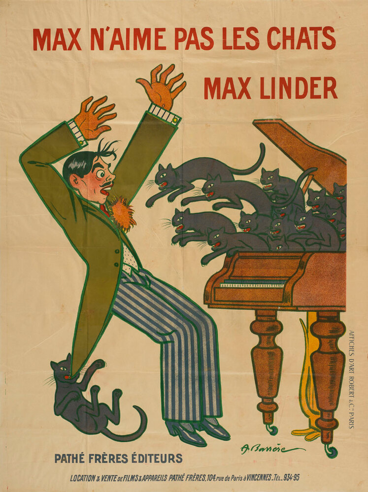 Макс не любит кошек (1913) постер