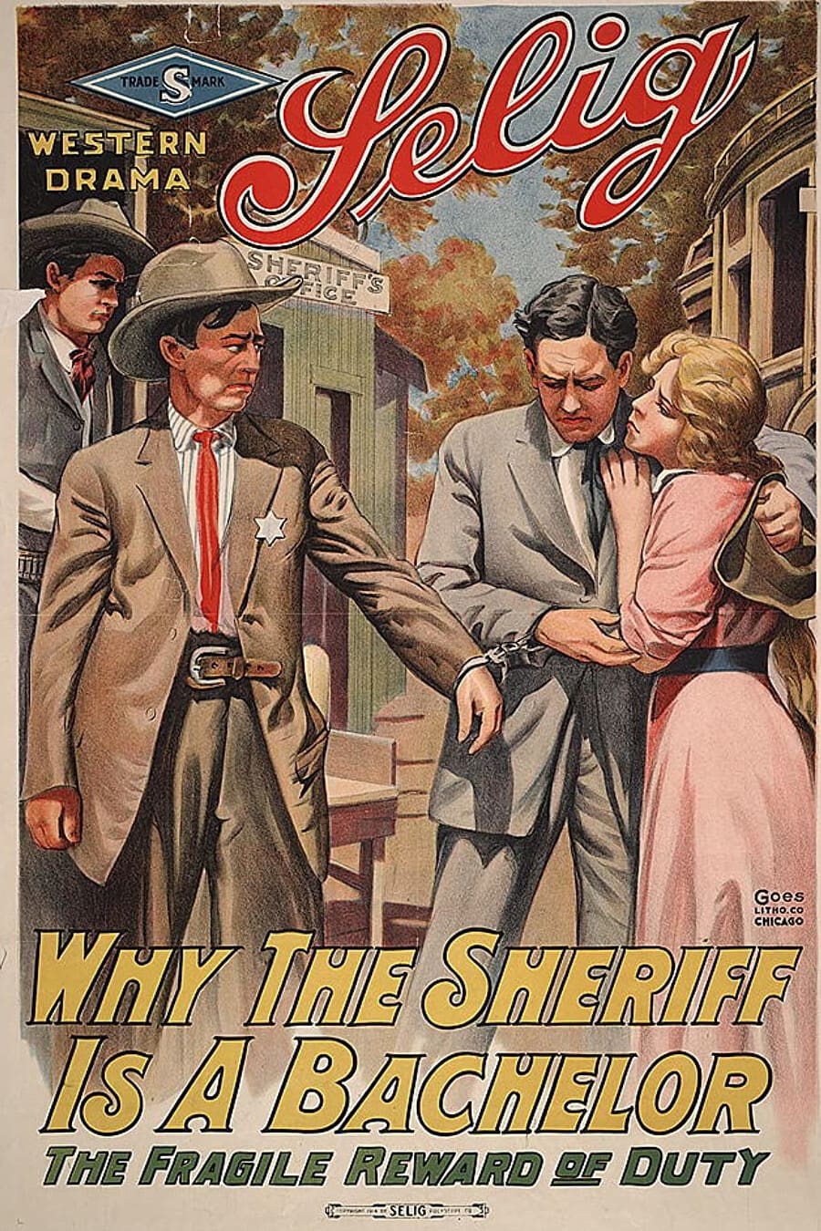 Why the Sheriff Is a Bachelor (1914) постер