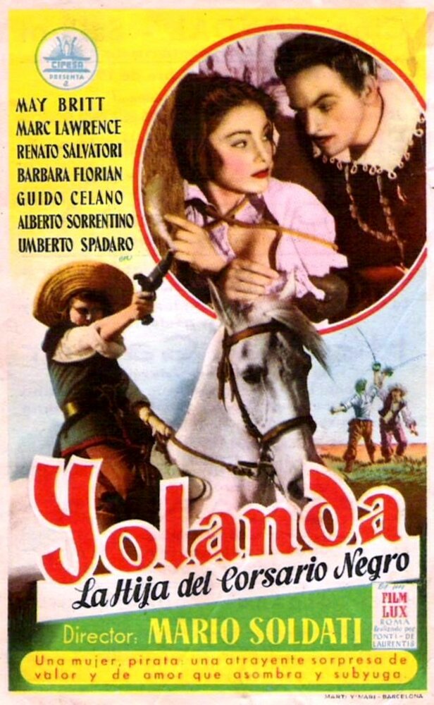Иоланда, дочь Черного корсара (1953) постер