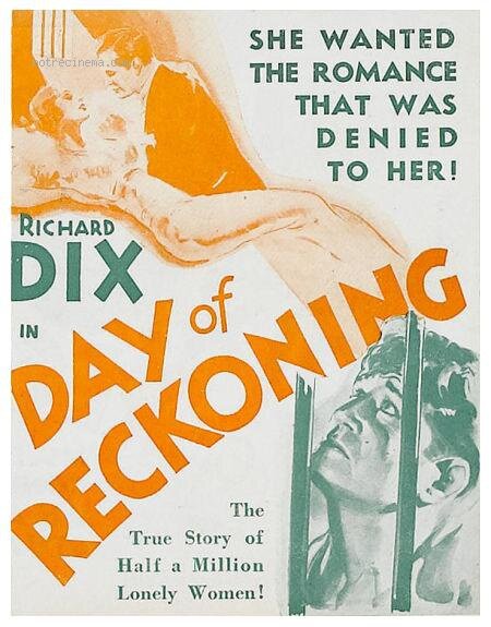 Day of Reckoning (1933) постер