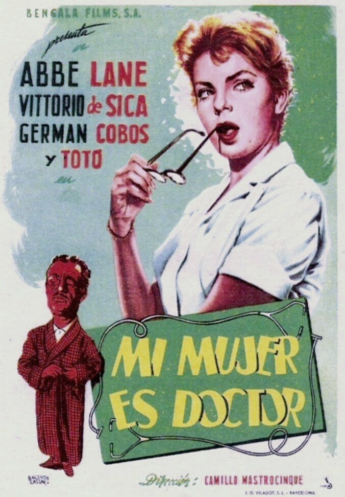 Тото, Витторио и женщина-врач (1957) постер