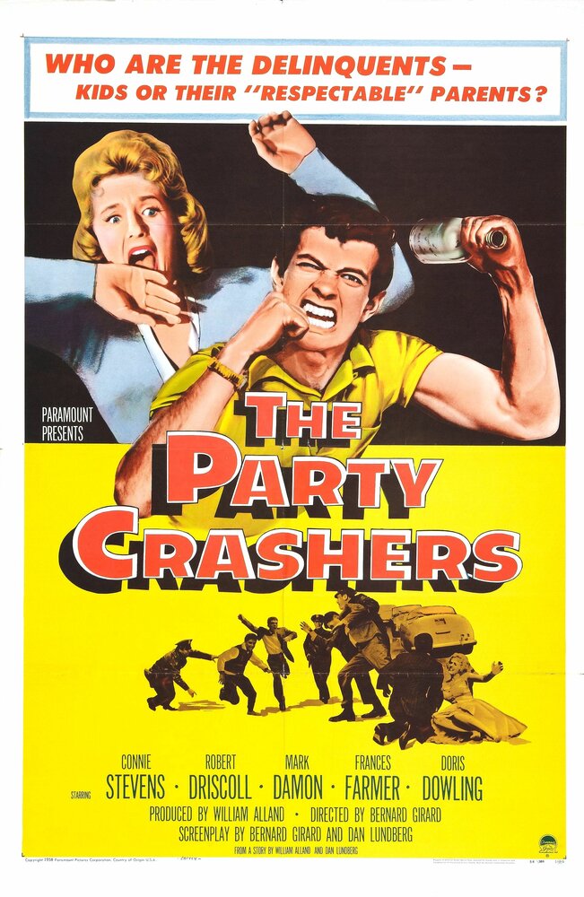 The Party Crashers (1958) постер