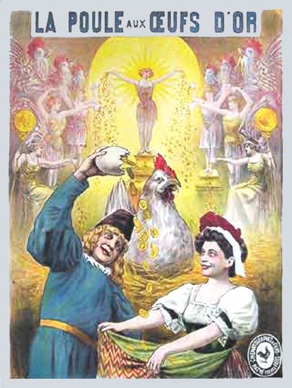 Курица, несущая золотые яйца (1905) постер