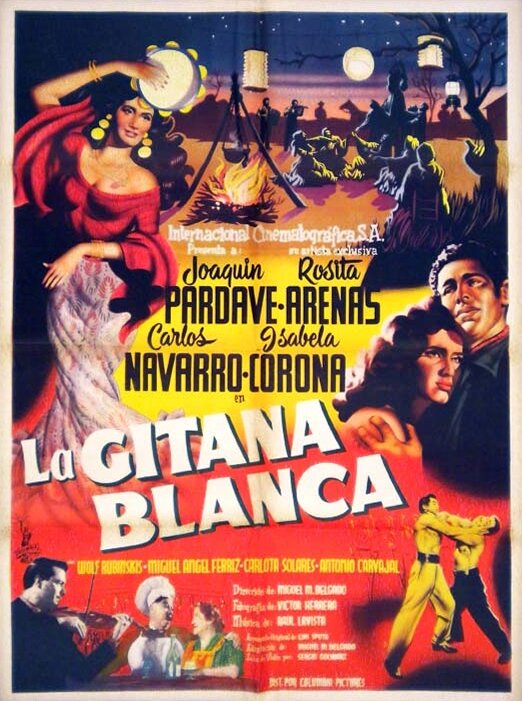 La gitana blanca (1954) постер