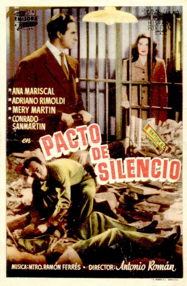 Pacto de silencio (1949) постер