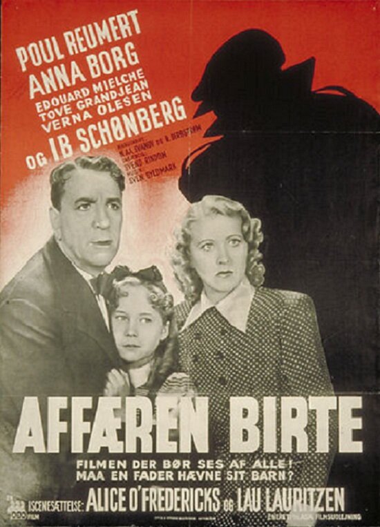 Affæren Birte (1945) постер