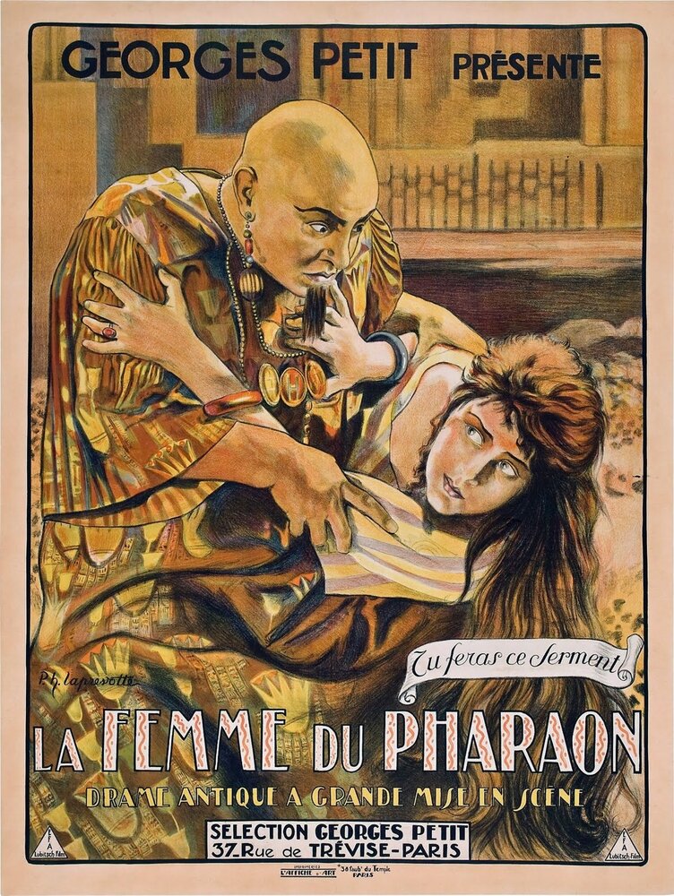 Жена фараона (1922) постер