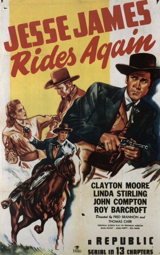 Jesse James Rides Again (1947) постер