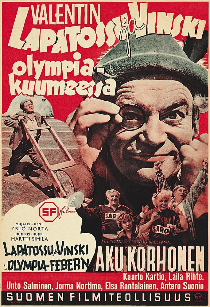 Lapatossu ja Vinski olympia-kuumeessa (1939) постер