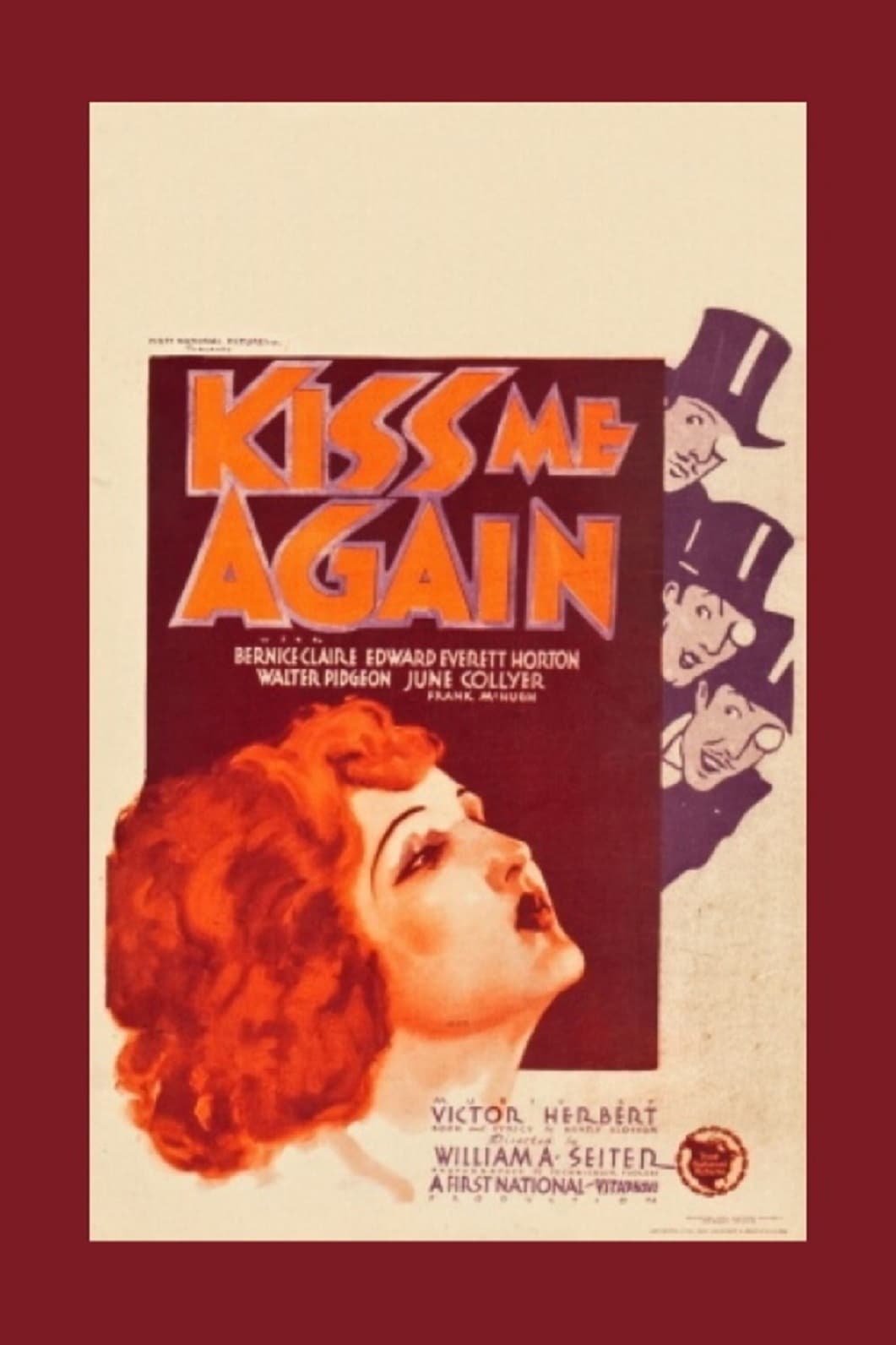 Kiss Me Again (1931) постер