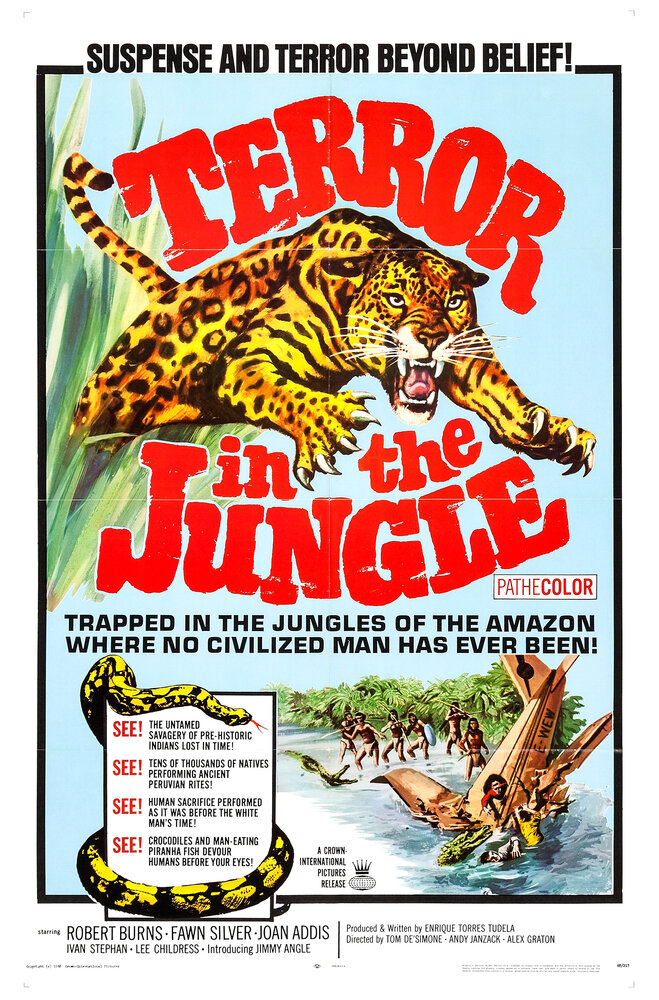 Террор в джунглях (1968) постер