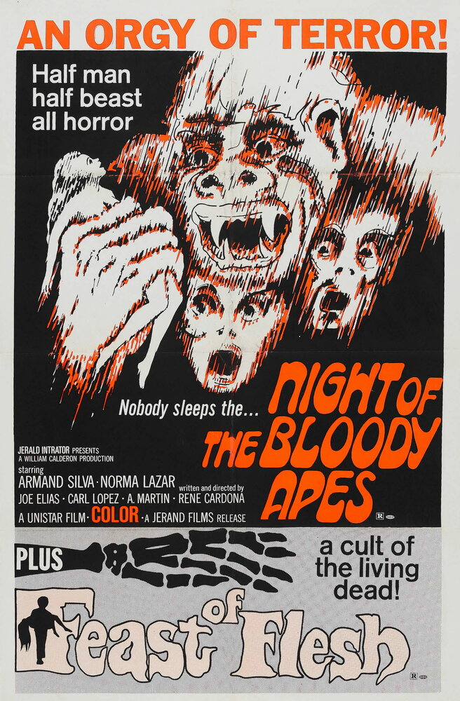 Ночь кровавых обезьян (1969) постер