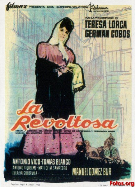 La revoltosa (1963) постер