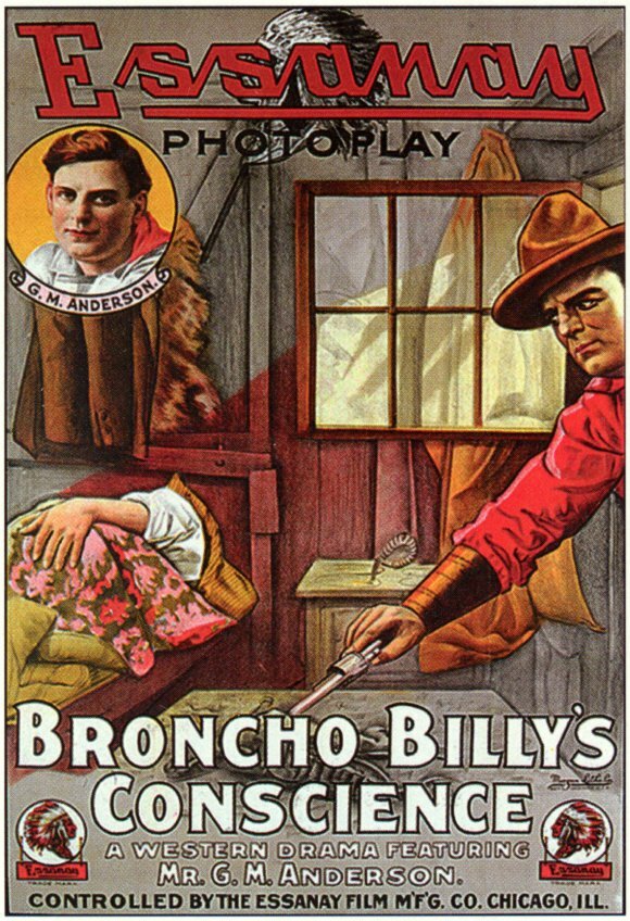 Совесть Брончо Билли (1913) постер