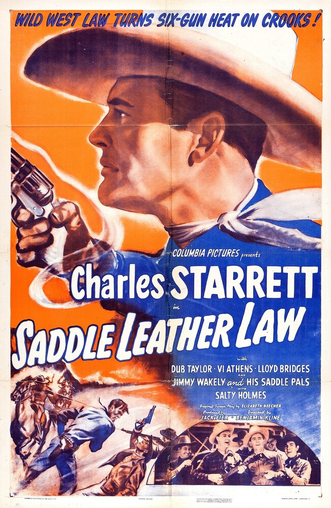 Saddle Leather Law (1944) постер