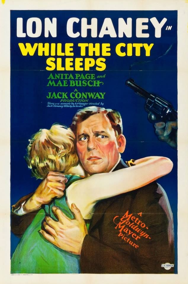 Когда город спит (1928) постер