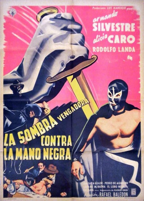La sombra vengadora vs. La mano negra (1956) постер