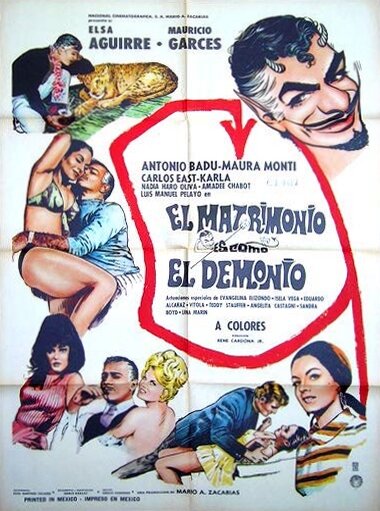 El matrimonio es como el demonio (1969) постер
