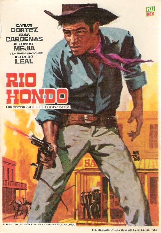 Río Hondo (1965) постер