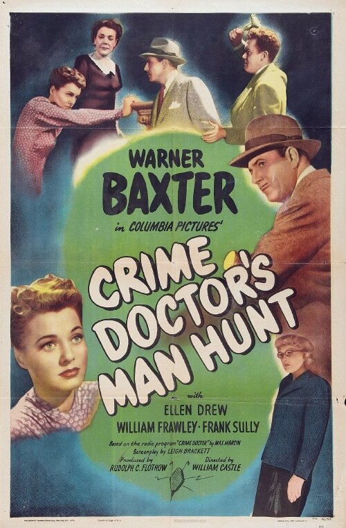 Crime Doctor's Man Hunt (1946) постер
