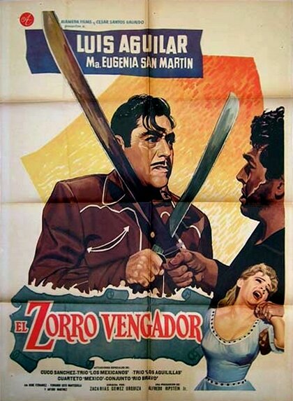El Zorro vengador (1962) постер