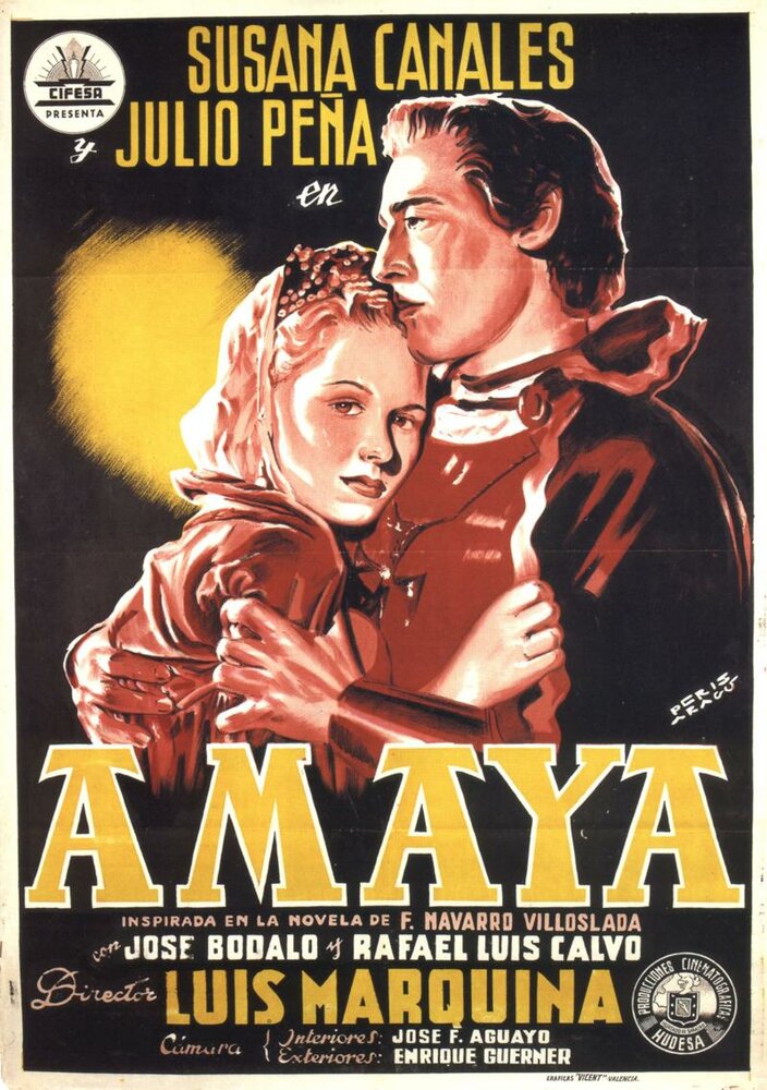 Amaya (1952) постер