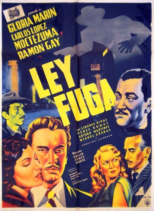 Ley fuga (1954) постер