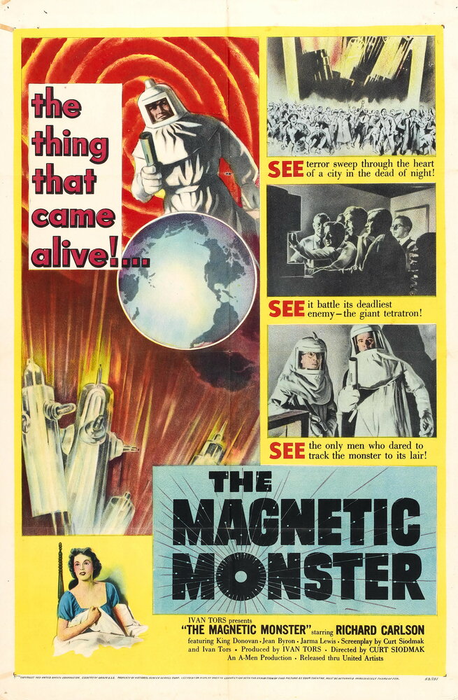 Магнитный монстр (1953) постер