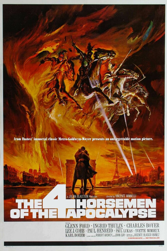 Четыре всадника Апокалипсиса (1962) постер