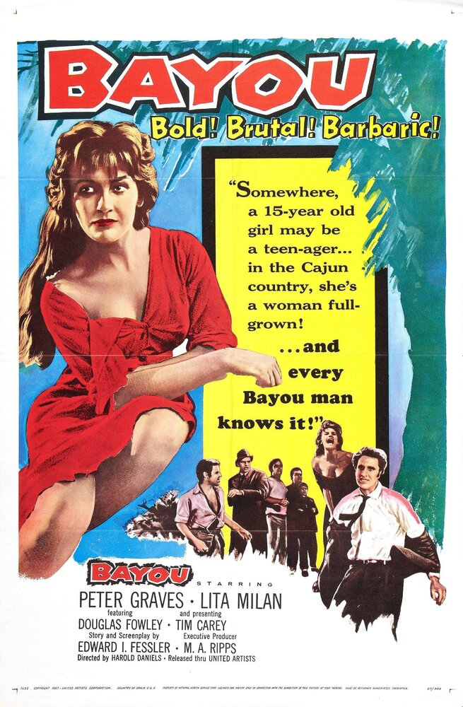 Bayou (1957) постер