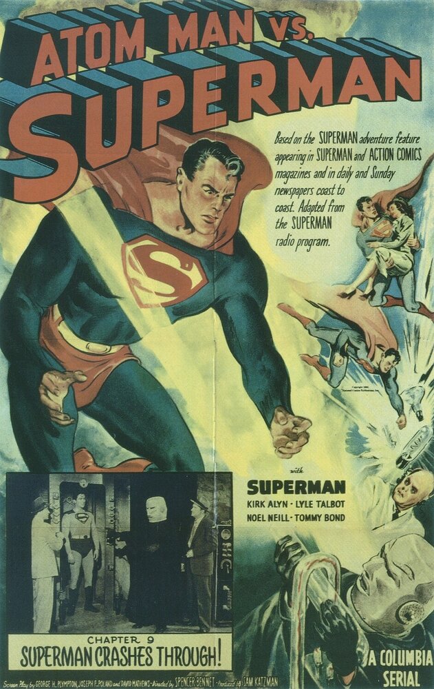 Атомный Человек против Супермена (1950) постер