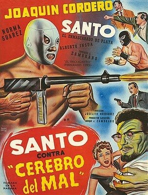 Санто против злого гения (1961) постер