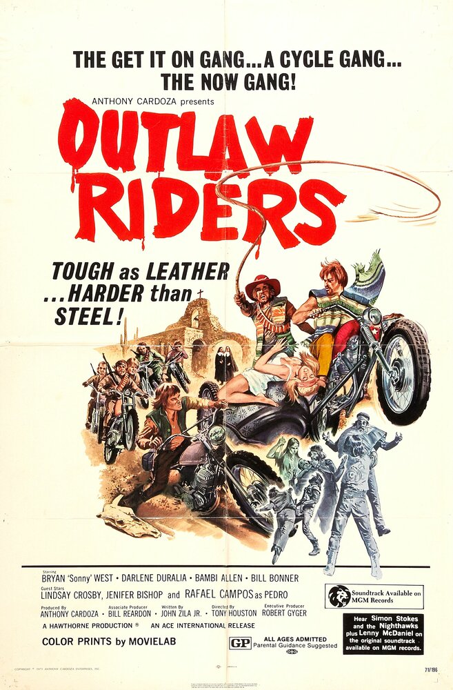 Наездники вне закона (1971) постер
