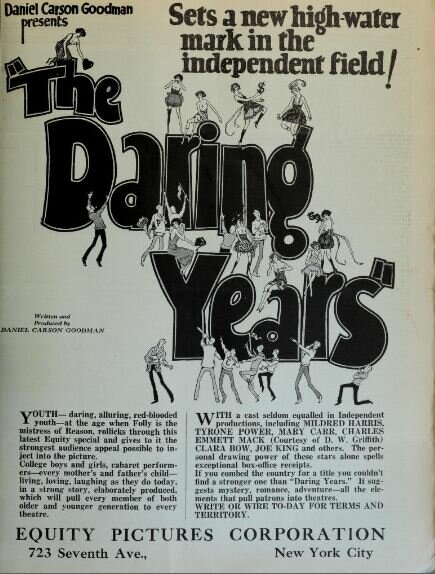 Отчаянные времена (1923) постер