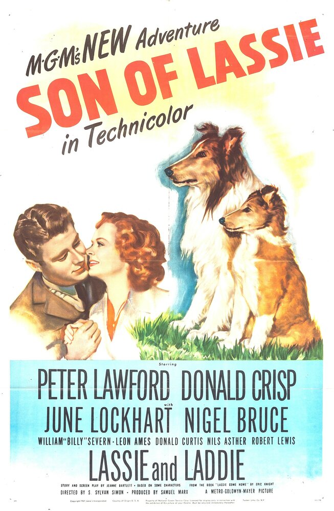 Сын Лесси (1945) постер