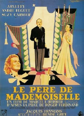 Отец мадемуазель (1953) постер