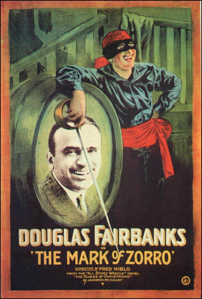 Знак Зорро (1920) постер