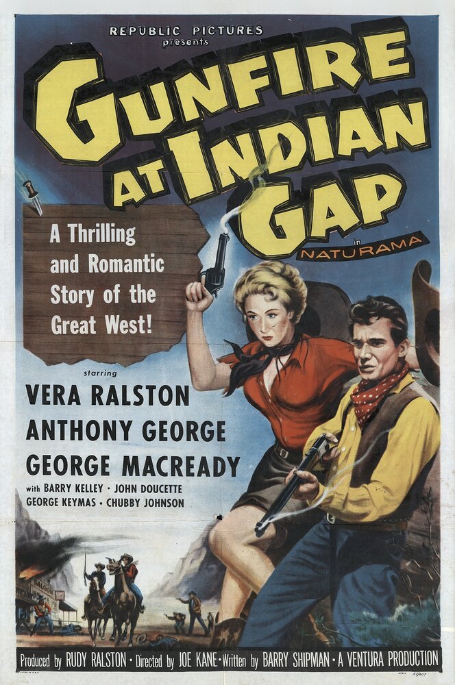 Gunfire at Indian Gap (1957) постер