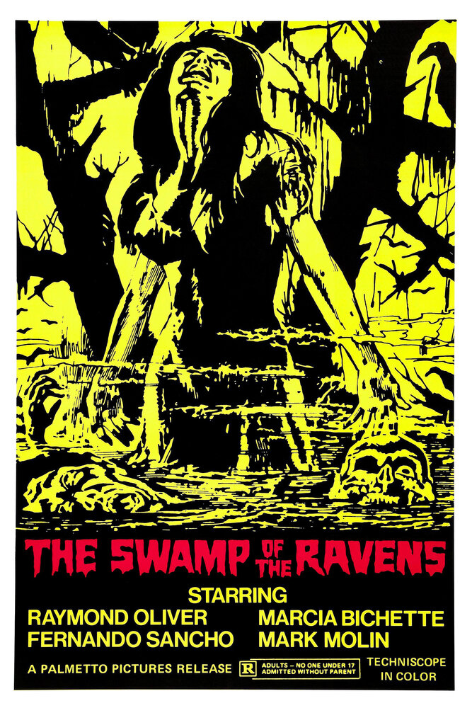 Болото воронов (1974) постер