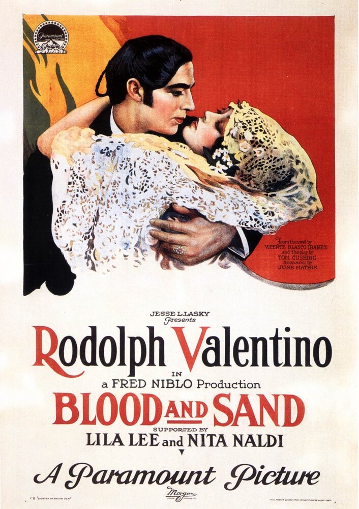 Кровь и песок (1922) постер