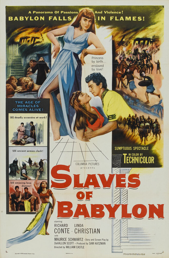 Рабы Вавилона (1953) постер