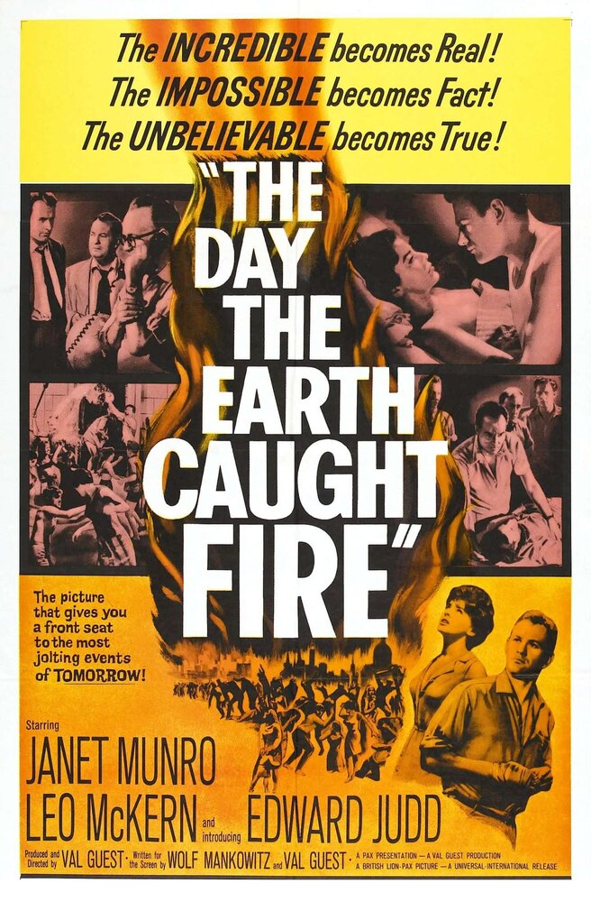 День, когда загорелась Земля (1961) постер
