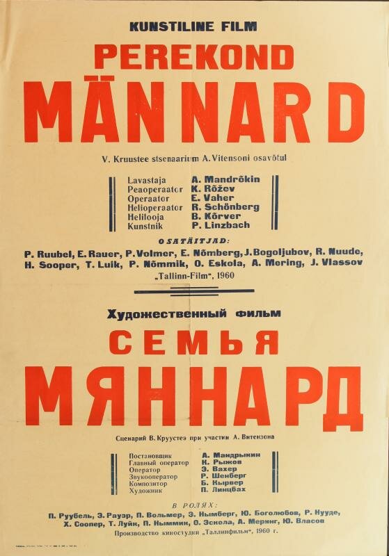 Семья Мяннард (1960) постер