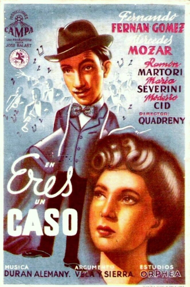 Eres un caso (1945) постер