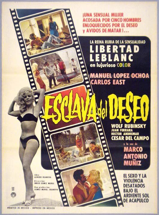 Рабыня желания (1968) постер
