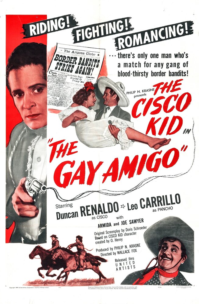 The Gay Amigo (1949) постер