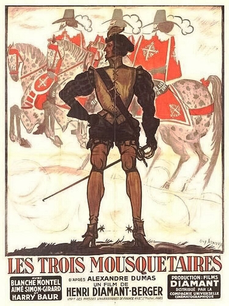 Три мушкетера (1932) постер