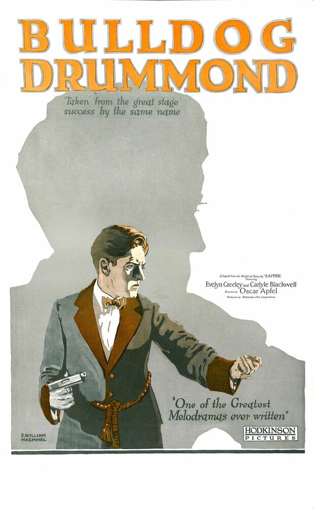 Бульдог Драммонд (1922) постер