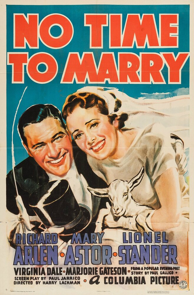 Нет времени для замужества (1938) постер